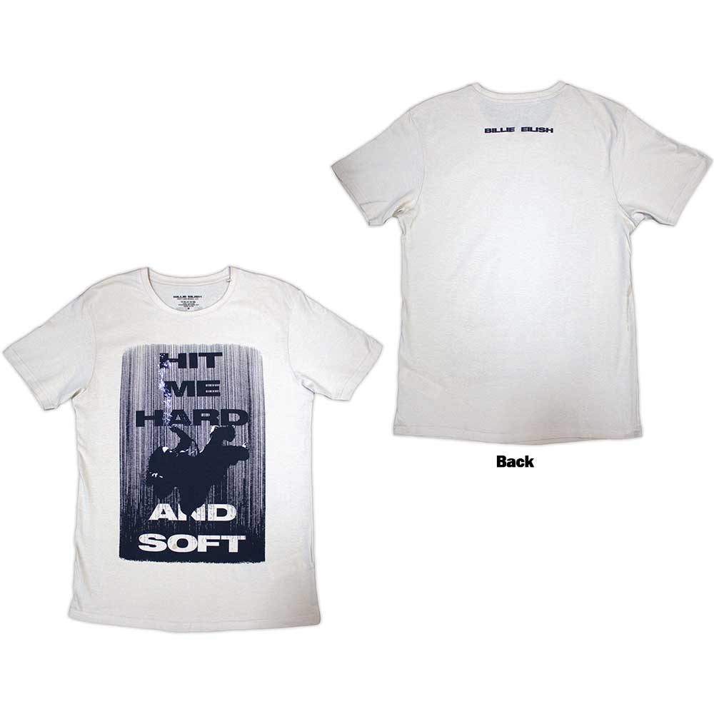 Billie Eilish - Hit Me Hard And Soft Falling Heren Tshirt - Creme
